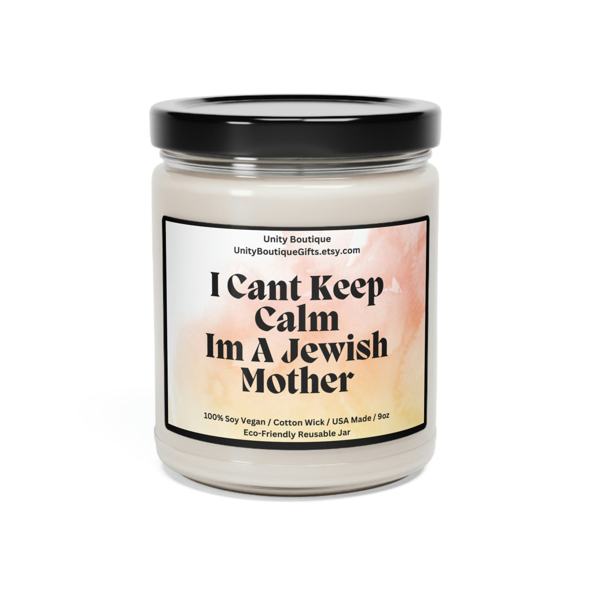 I Cant Keep Calm Im A Jewish Mother Candle.Funny Mom Gift.Jewish Candle.Gift For Mom.JewishMom Gift.Mothers Day Gift.Jewish Decor Candle
