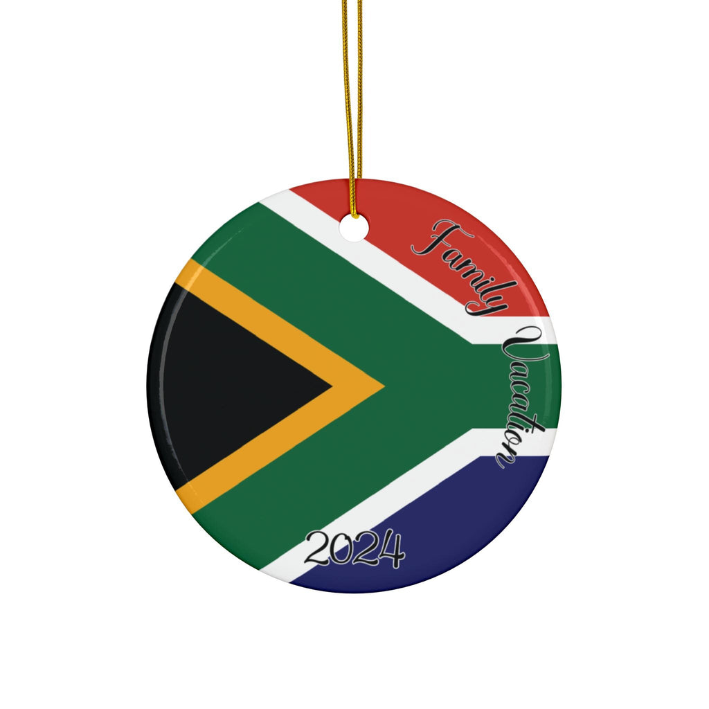 Personalized South Africa Christmas Ornament,