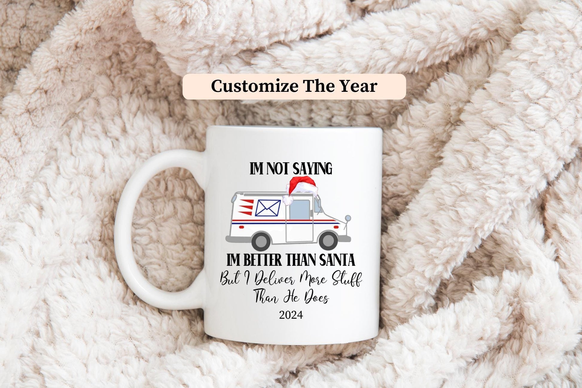 Personalized Mug for Mailman, Christmas Gift For Mailman, Mail Carrier Mug, Gift for Mailman, Mail Lady,  Funny Postman Letter Carrier Mug
