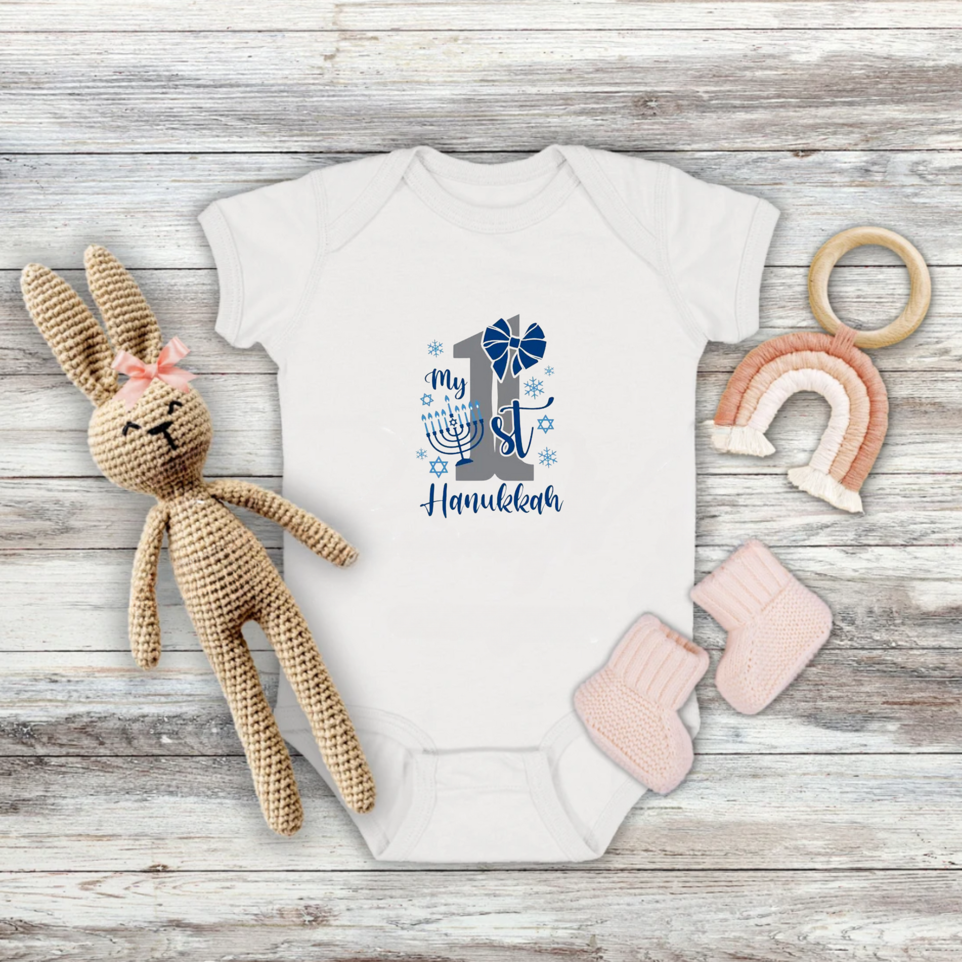 My 1st Hanukkah Kids Shirt, My First Chanukah Baby Onesie, Hanukkah Kids Shirt, Jewish Kids Clothing