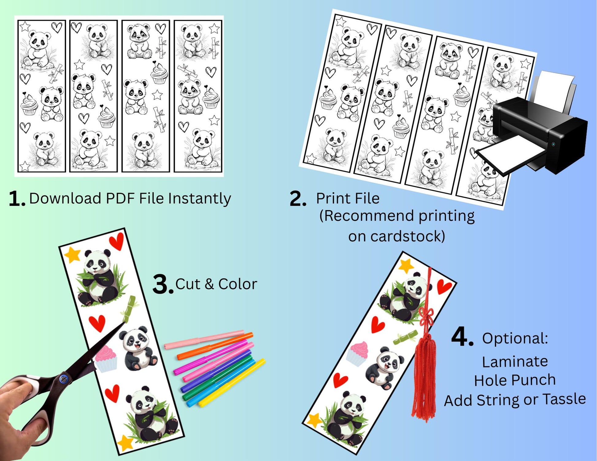 Printable Sonic Color Your Own Bookmarks, Sonic Party Favors, Hedgehog Bookmark Coloring Pages For Kids, Instant Download DIY Kids Activity