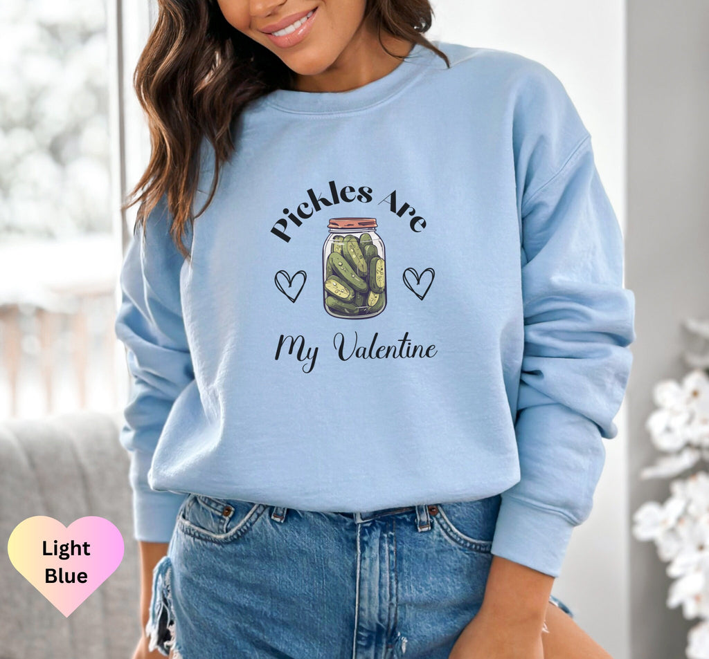 Pickle Sweatshirt, Valentine Pickle Sweatshirt, Pickle Lovers Hoodie, Pickle Crewneck Sweatshirt,Valentines Gift, Vintage Canned Pickles