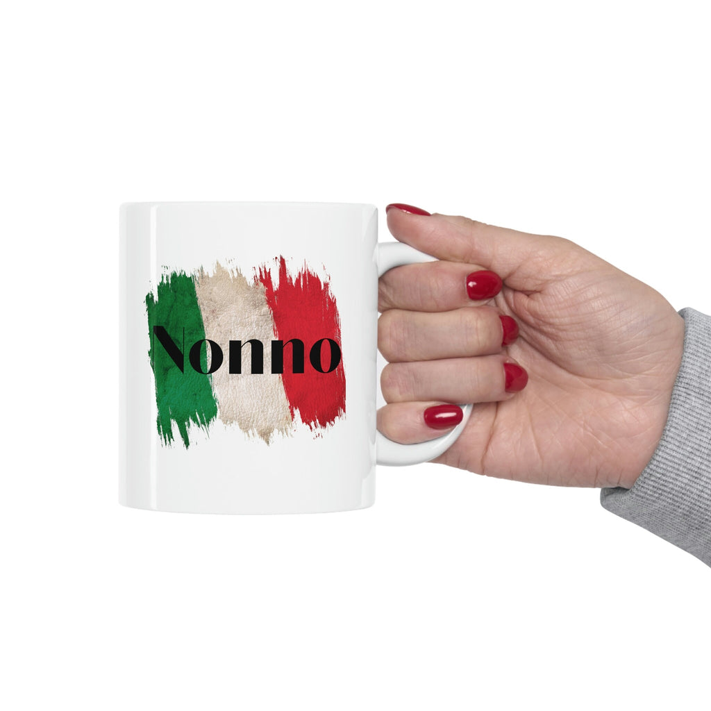 Nonno Coffee Mug, Nonno Gift, Italian Grandpa, Nonno Cup, Nonno Present, Fathers Day, Nonno Birthday Mug, Italian Flag Mug, Italy Mug