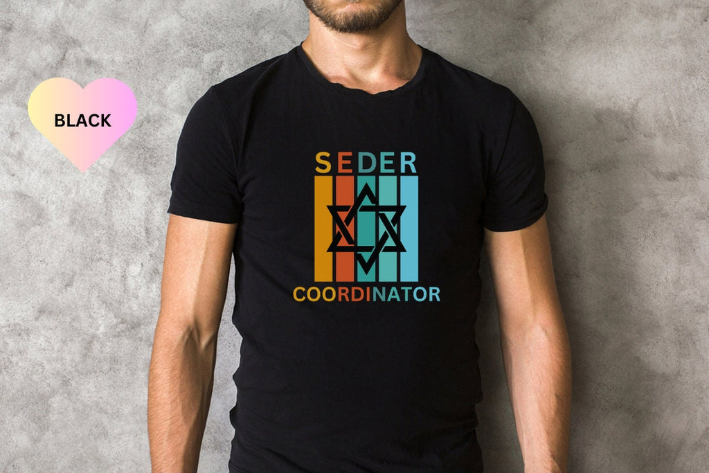 Seder Coordinator Shirt, Retro Jewish Shirt, Funny Passover Leader Haggadah, Pesach Shirt, Seder, Jewish Pride, Hebrew Shirt, Judaica Gift