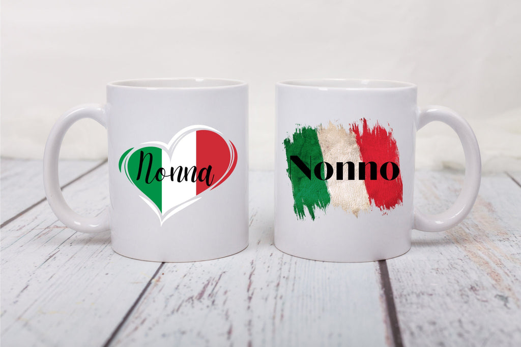 Nonno Coffee Mug, Nonno Gift, Italian Grandpa, Nonno Cup, Nonno Present, Fathers Day, Nonno Birthday Mug, Italian Flag Mug, Italy Mug