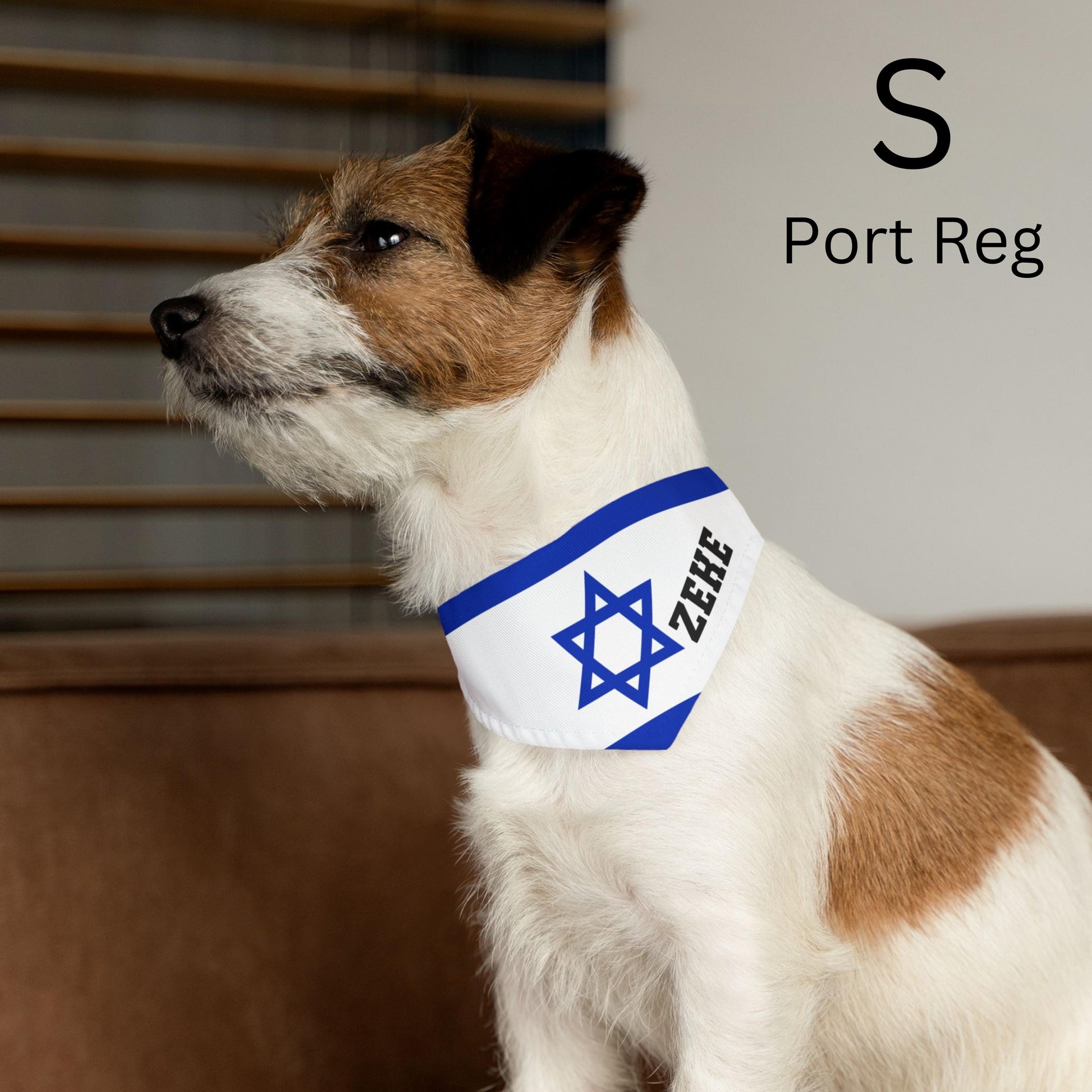 Israel Flag Personalized Dog Bandana, Israeli Flag, Pet Bandana, Dog Collar, dog lover gift, Cat Israel Bandana, Israel Pet Neckware