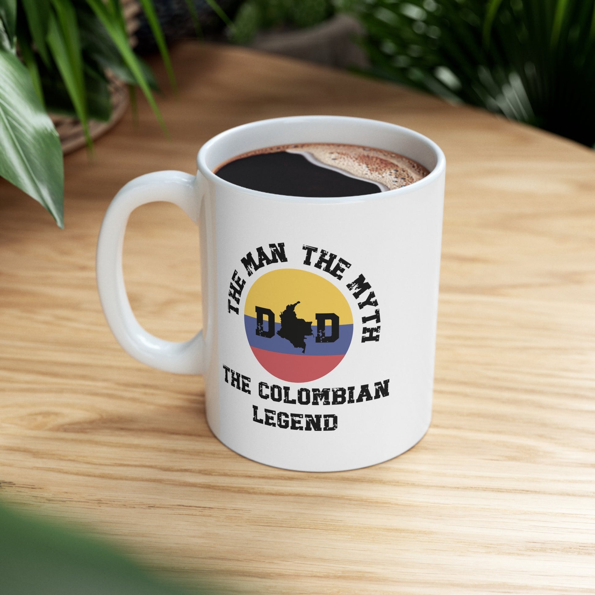The Man The Myth The Colombian Legend Dad Mug, Colombian Mug, Colombia Flag Cup, Colombian Dad Gift,Funny Dad Mug,Colombian Decor,Latino Mug