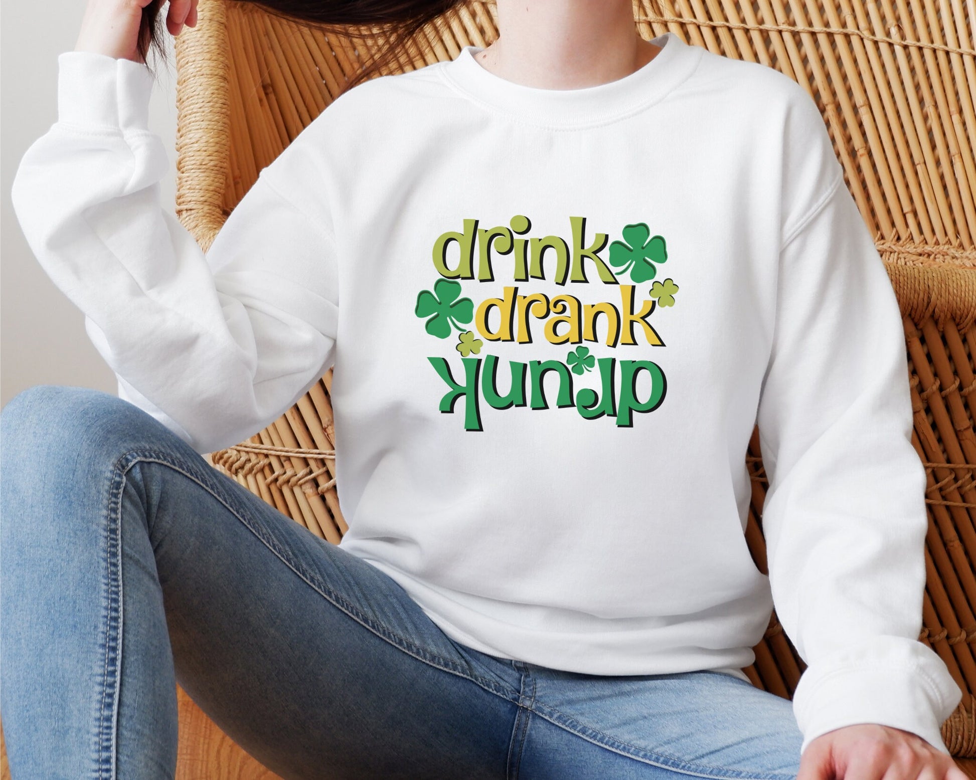 St Patricks Day Sweatshirt, Funny St Pattys Day Sweater, Lucky Sweatshirt, Clover Sweatshirt, Irish Sweatshirt, St Pattys, Shamrock Pullover