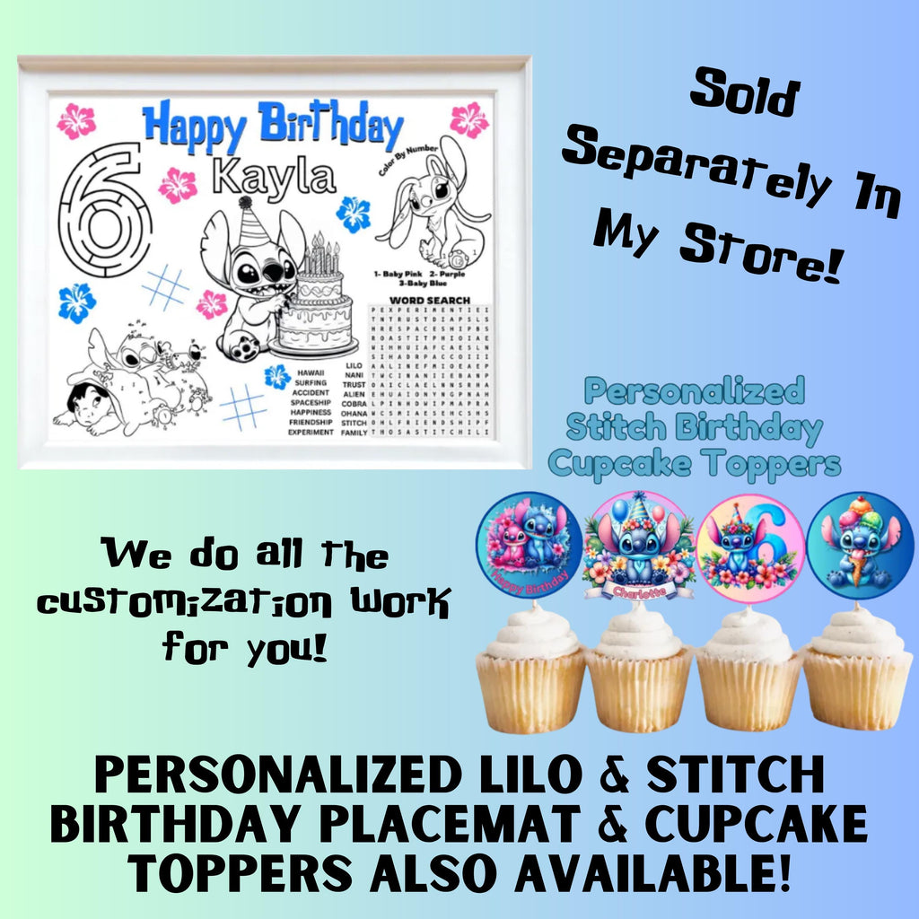 Stitch Printable Scavenger Hunt, Stitch Lilo Party Game, Stitch Birthday Scavenger Hunt Game, Instant Download, Lilo Stitch Treasure Hunt