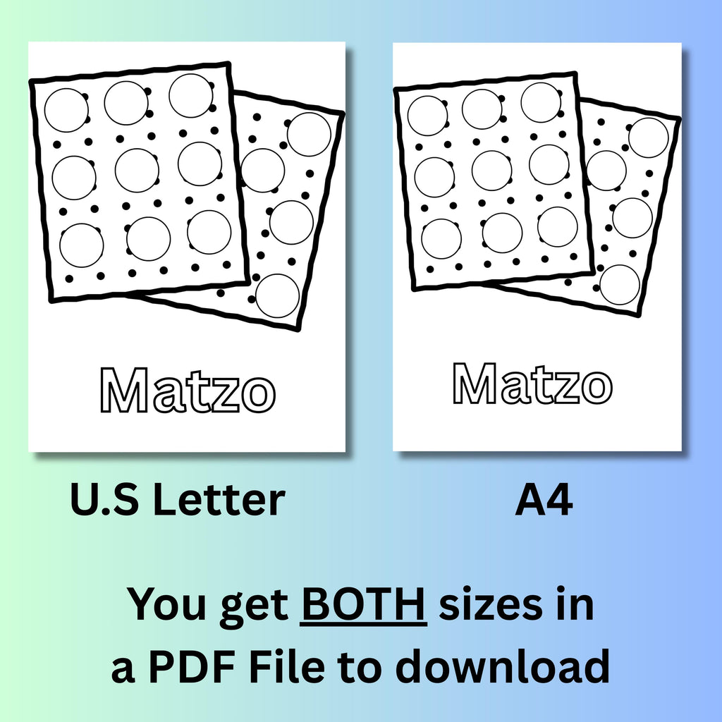 Passover Do A Dot Activity Pages, Passover Themed Coloring Pages, Kids Passover Activity, Pesach Coloring PDF, Passover Printables, Jewish