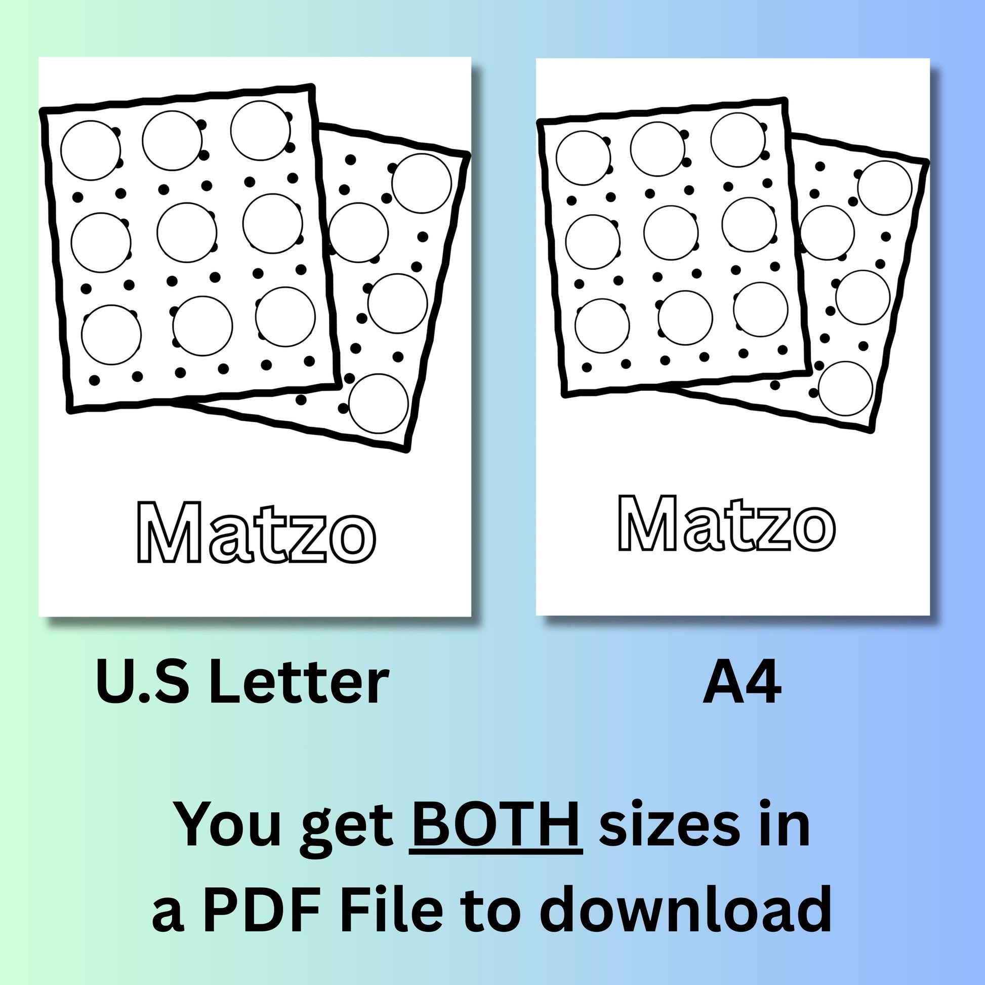 Passover Do A Dot Activity Pages, Passover Themed Coloring Pages, Kids Passover Activity, Pesach Coloring PDF, Passover Printables, Jewish