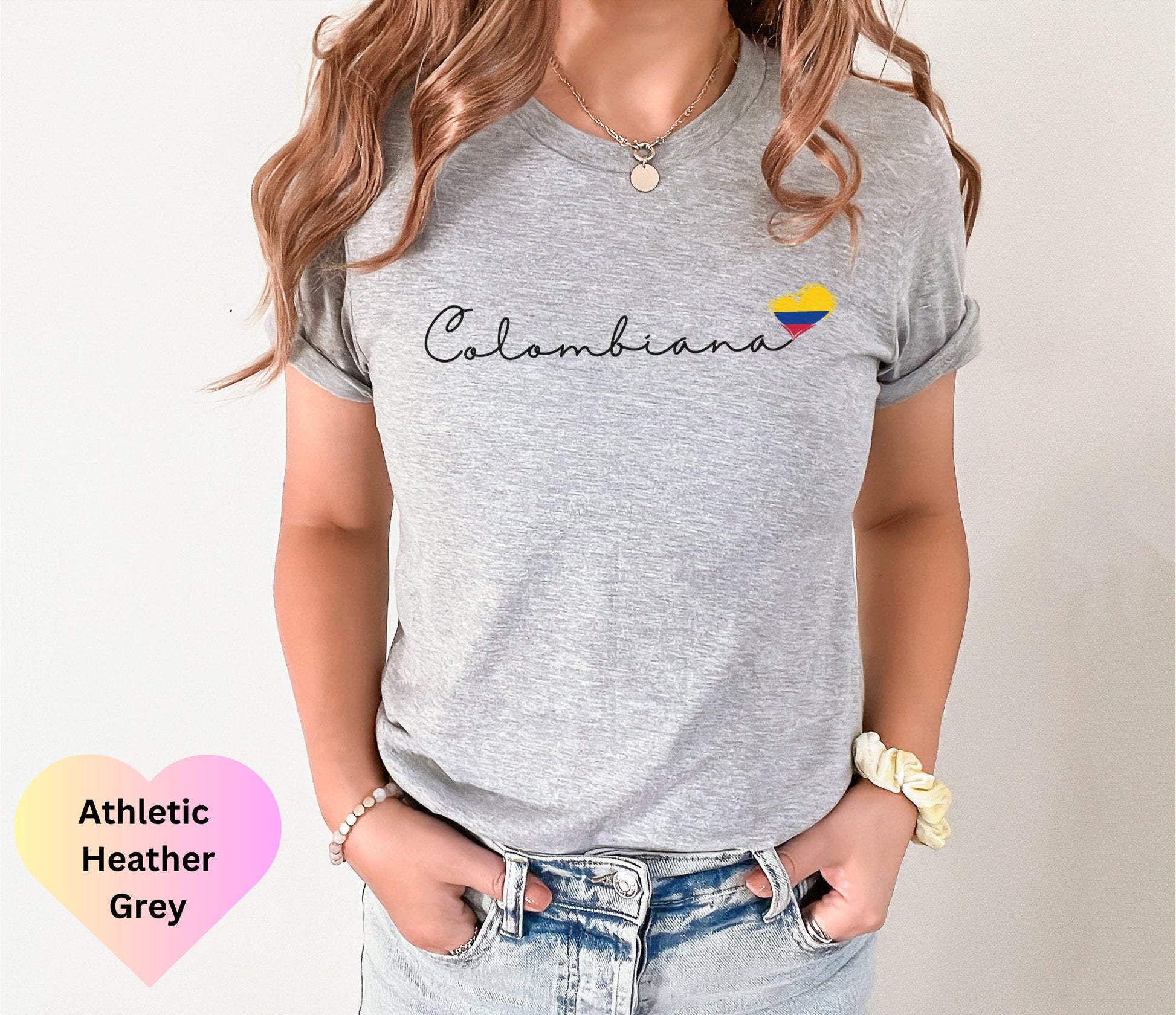 Colombiana Shirt, Colombian Heritage, Gift For Colombian, Latina T-Shirt, Colombia Spanish Shirt, Colombian Flag Shirt,Bogota Medellin Shirt