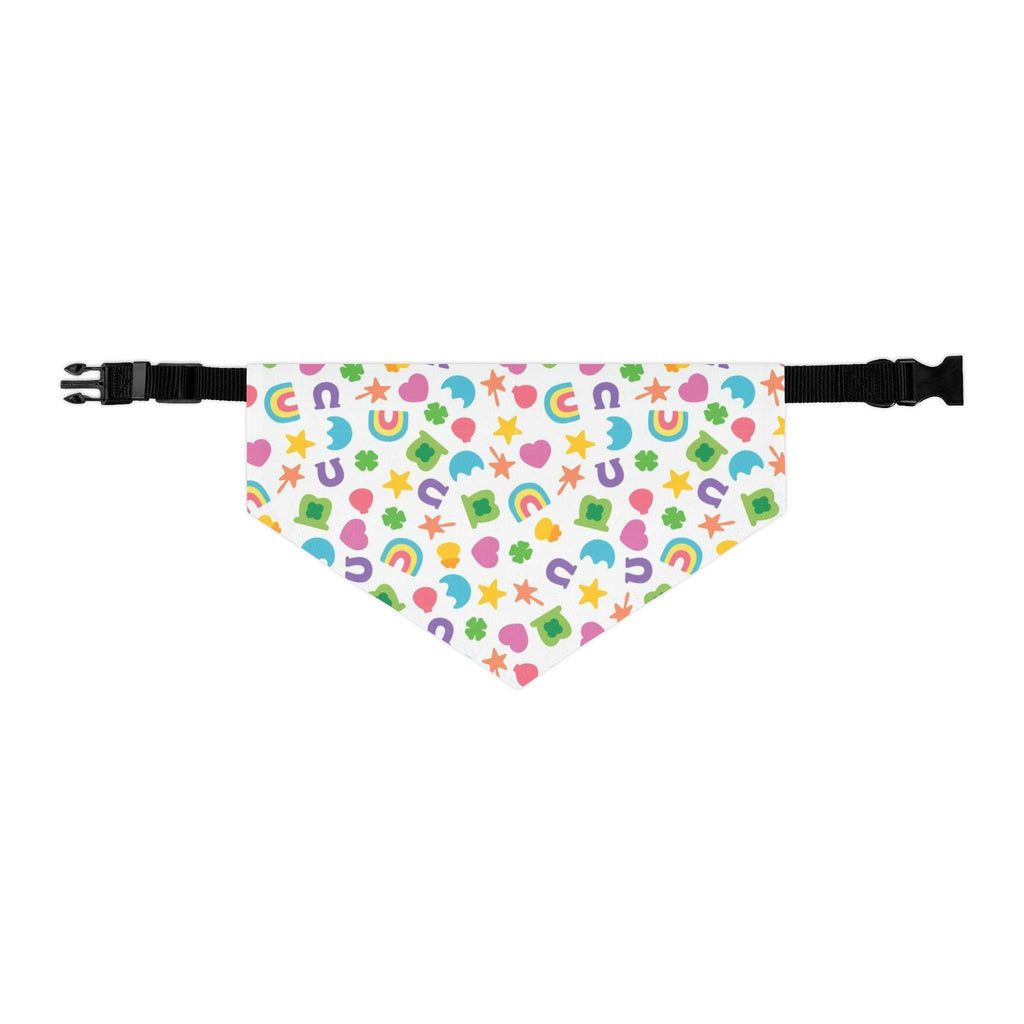 Personalized St. Patrick's Day Dog Bandana, Custom Name Lucky Charm Dog Bandana, Irish Charms, Cat Bandana, Gift For Pet, St. Paddy Bandana