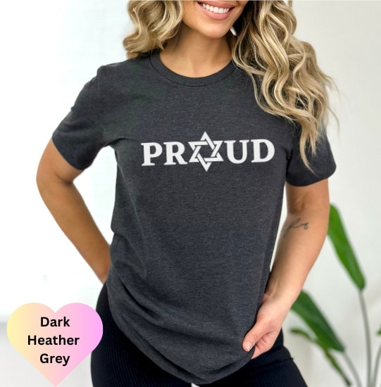 Proud Jewish Shirt, Hanukkah Gift Shirt, Jewish Gift, Chanukkah Tee, Israel Strong, Star David T-Shirt, Shalom Jewish Shirt, Support Israel