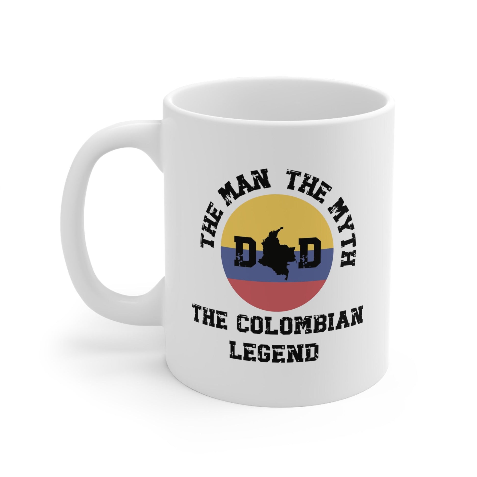 The Man The Myth The Colombian Legend Dad Mug, Colombian Mug, Colombia Flag Cup, Colombian Dad Gift,Funny Dad Mug,Colombian Decor,Latino Mug