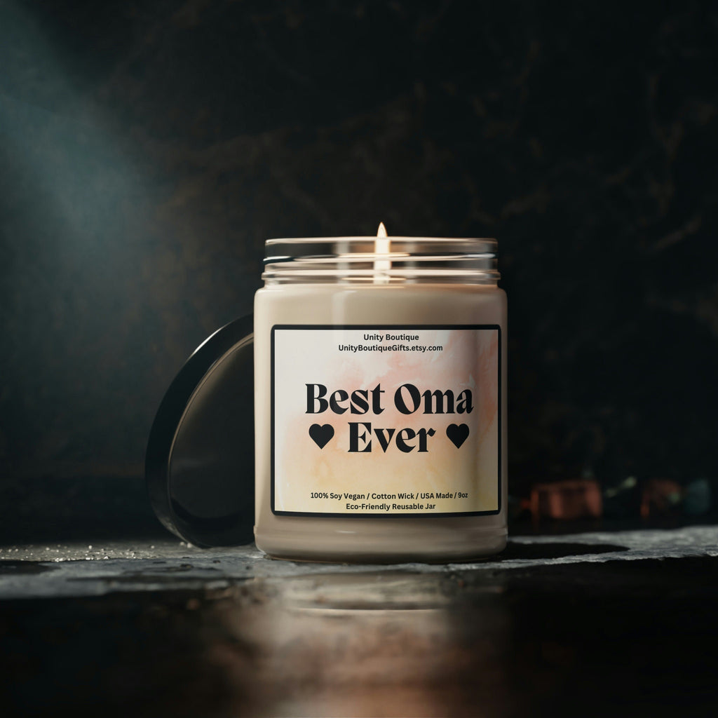 Best Oma Ever Candle.100% Soy Candle. German Grandmother Candle. USA Made Candle. Oma Candle.Mothers Day Candle. Gift for Oma Grandma Candle