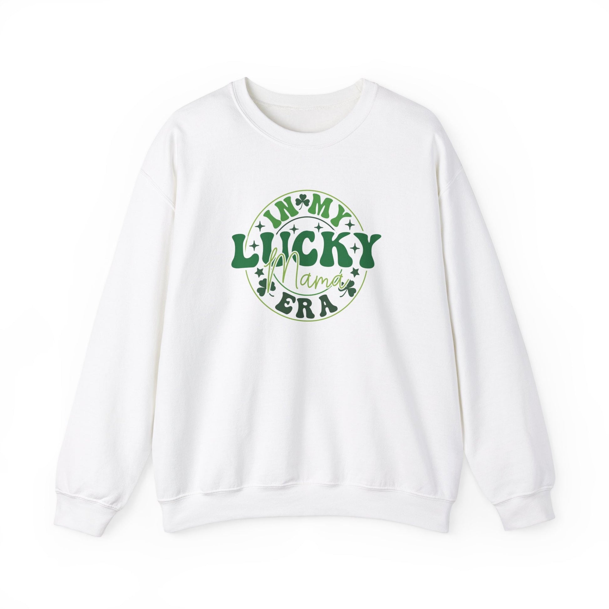 Personalized St Patricks Day Sweatshirt, In My Lucky Mama Era Sweatshirt, Lucky Sweatshirt, Irish Sweatshirt, St Pattys, Shamrock Pullover