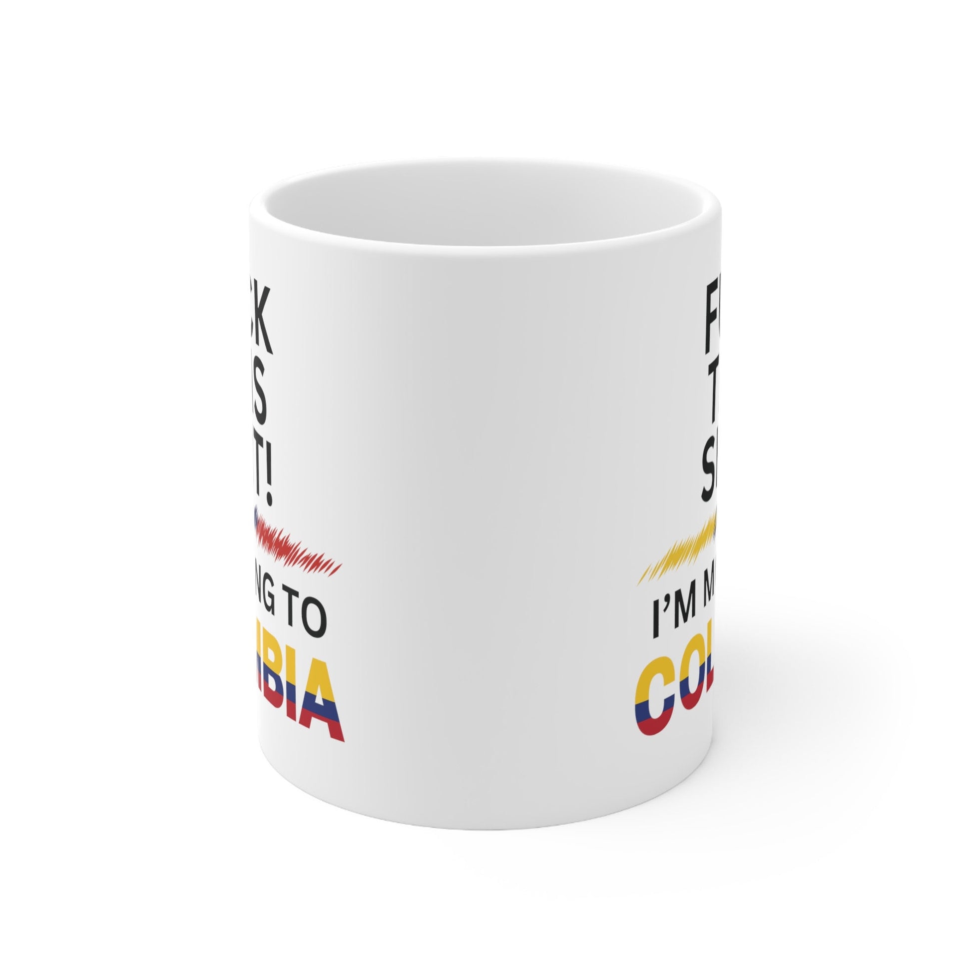 Colombian Mug, Colombia Flag, Moving to Colombia, Relocating to Colombia gift, funny moving gift, moving away mug, Colombian Gift, Travel