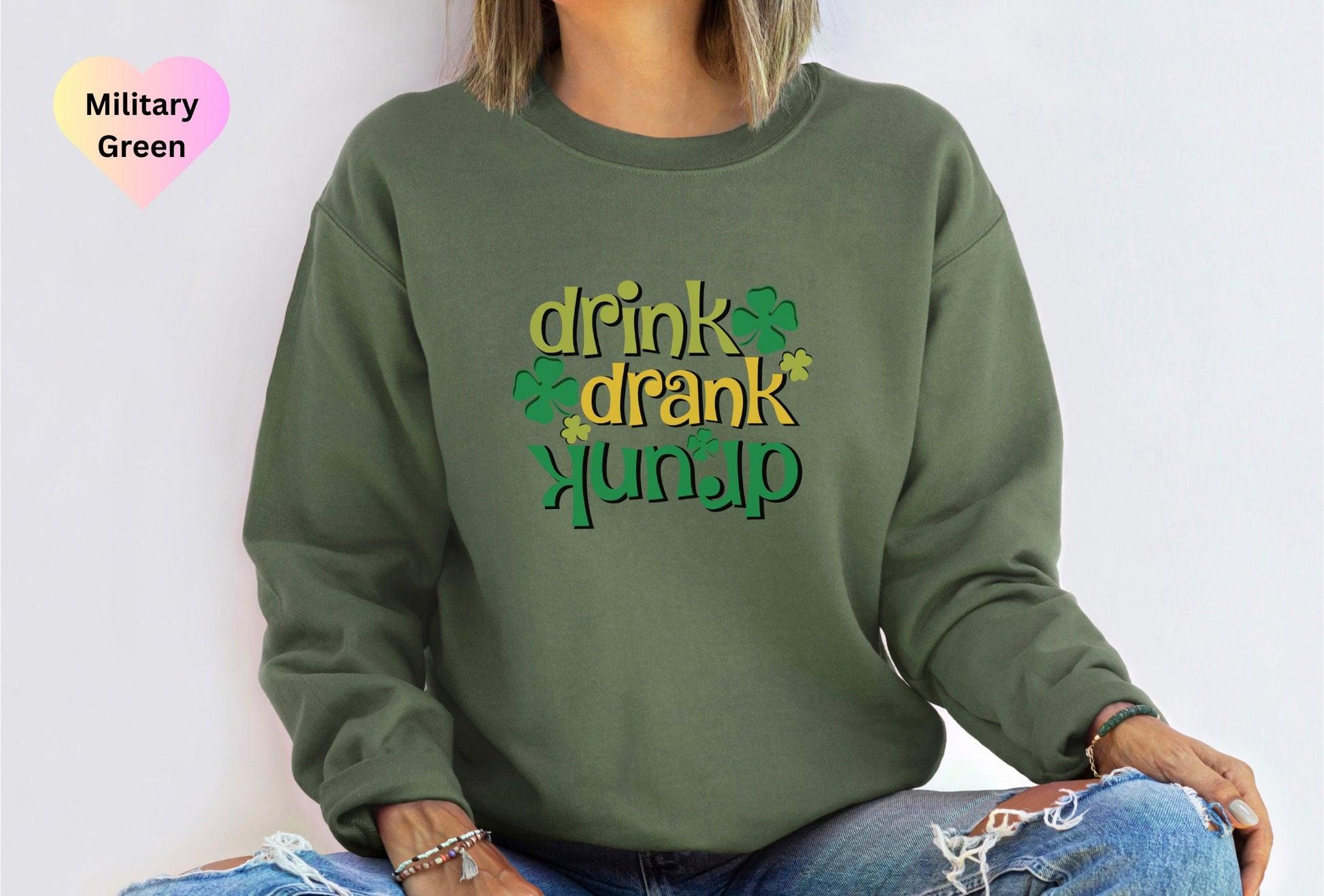 St Patricks Day Sweatshirt, Funny St Pattys Day Sweater, Lucky Sweatshirt, Clover Sweatshirt, Irish Sweatshirt, St Pattys, Shamrock Pullover