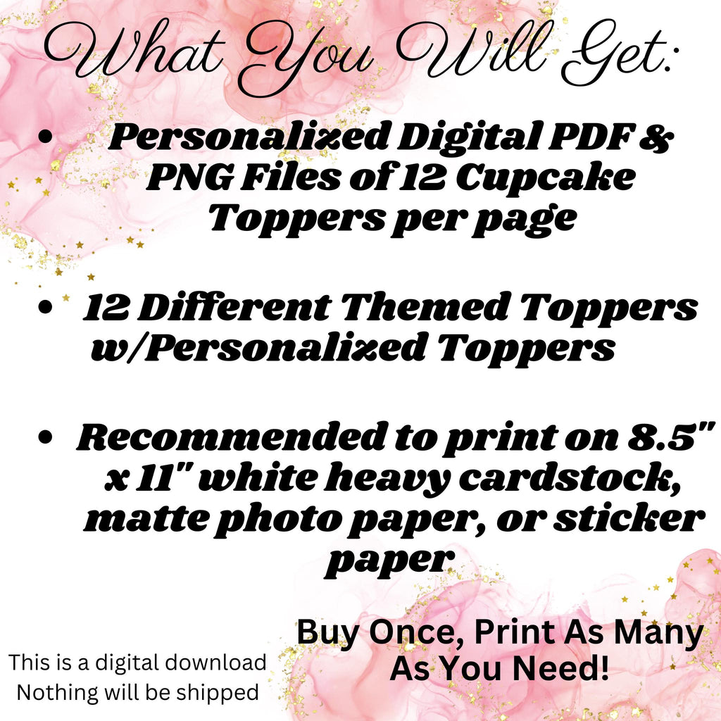 Personalized Farm Animal Cupcake Toppers, Custom Barn Animal Cupcake Toppers, Barnyard Party Decoration