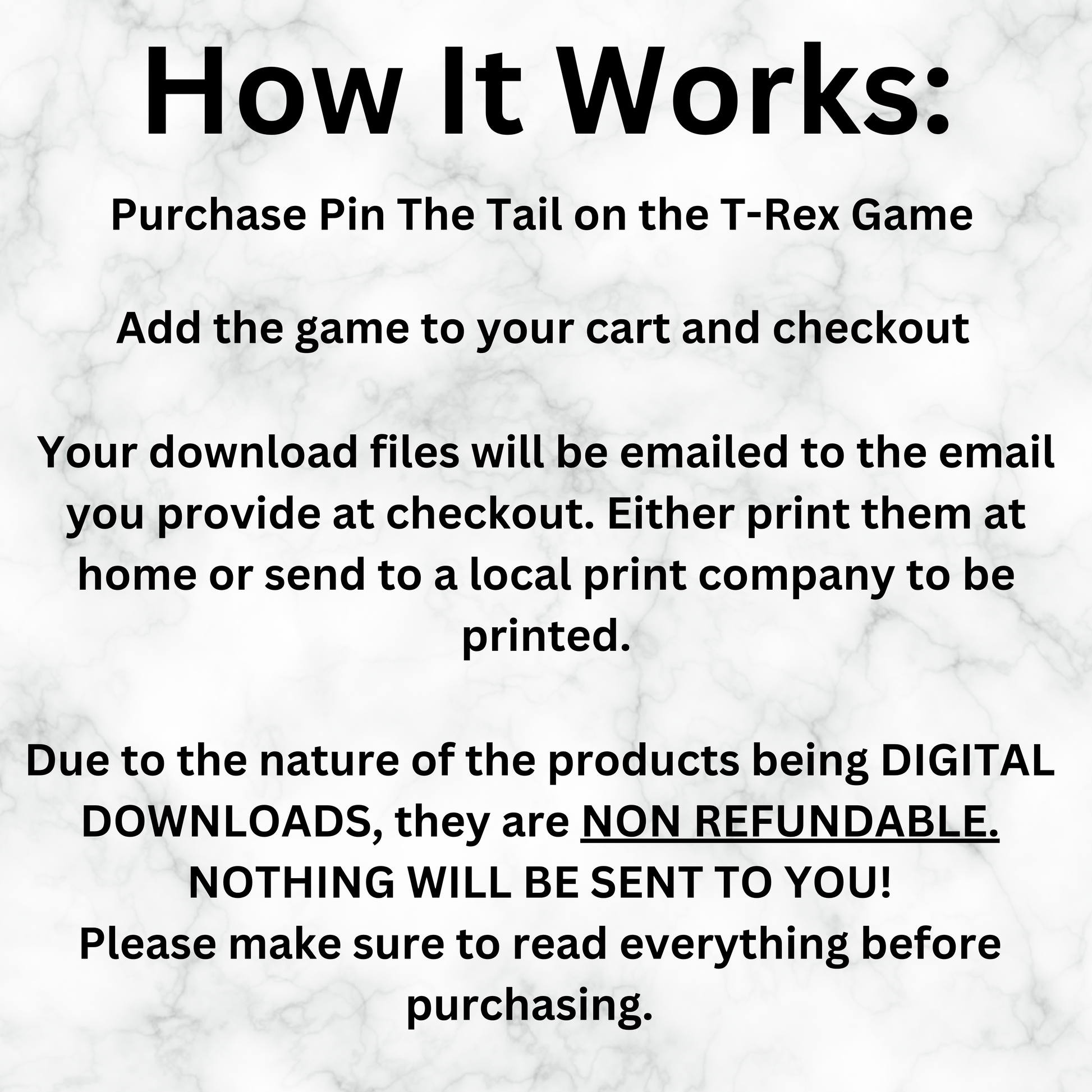 Pin the Tail on the Dinosaur, Pin The Tail on the T-Rex Printable Game, Dinosaur Party Game, Instant Download Dinosaur Birthday Game, T-Rex