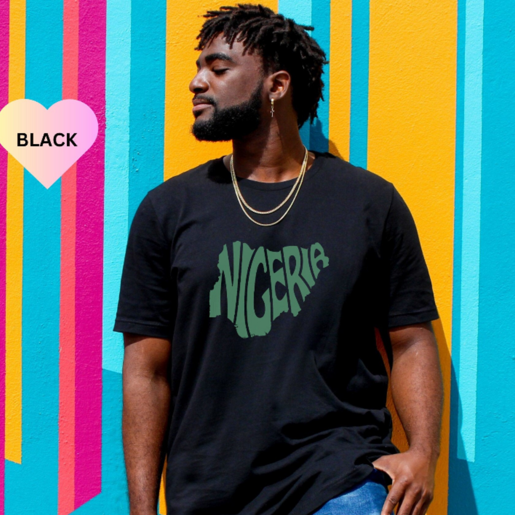 Nigerian Shirt, Nigerian Roots, African Heritage, Proud Nigerian Shirt,Retro Nigeria Shirt,Nigerian Men Outfits,Yoruba Shirt,Nigeria Country