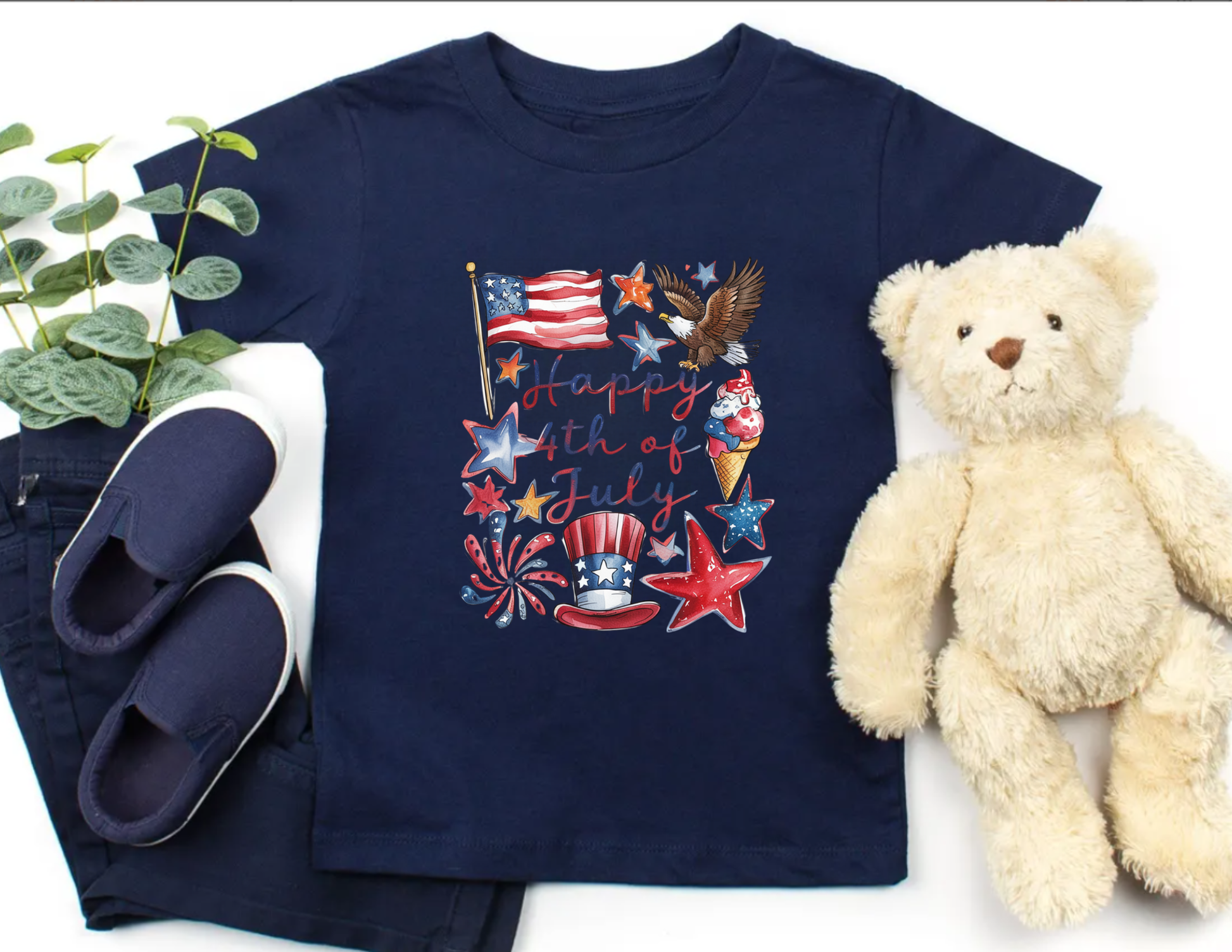 Patriotic 4th of July T-Shirt, Toddler 4th of July Shirt, USA Onesie, Fourth of July Youth Tee, 4th of July Patriotic Tee, Memorial Day Tee