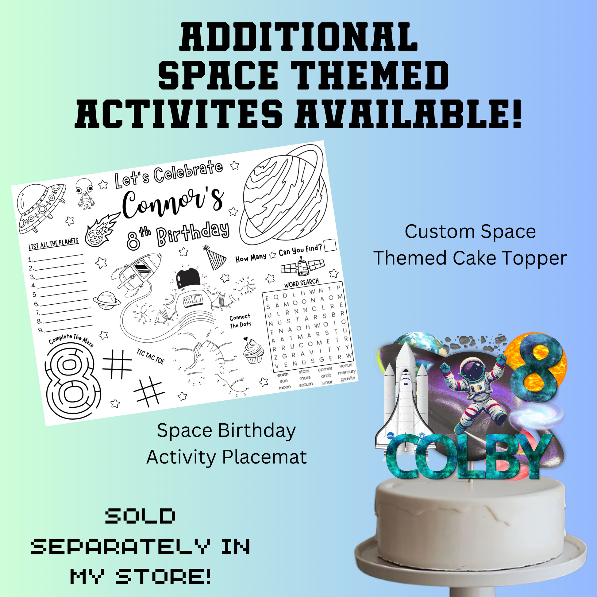 Space Themed Scavenger Hunt, Printable Outer Space Game, Space Birthday Game, Astronaut Scavenger Hunt