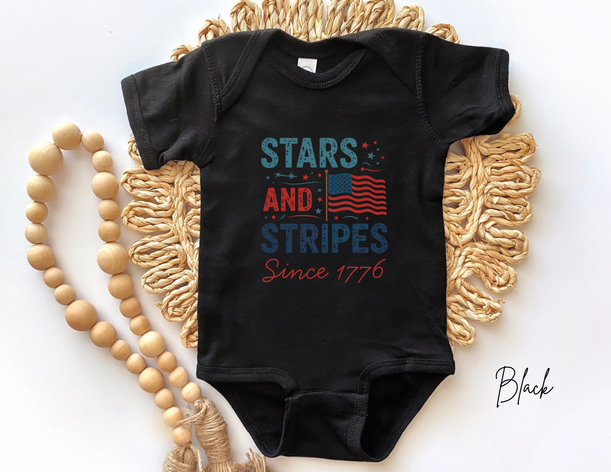 Patriotic Stars & Stripes T-Shirt, Toddler 4th of July Shirt, USA Onesie, Fourth of July Youth Tee, 4th of July Patriotic Tee, Memorial Day