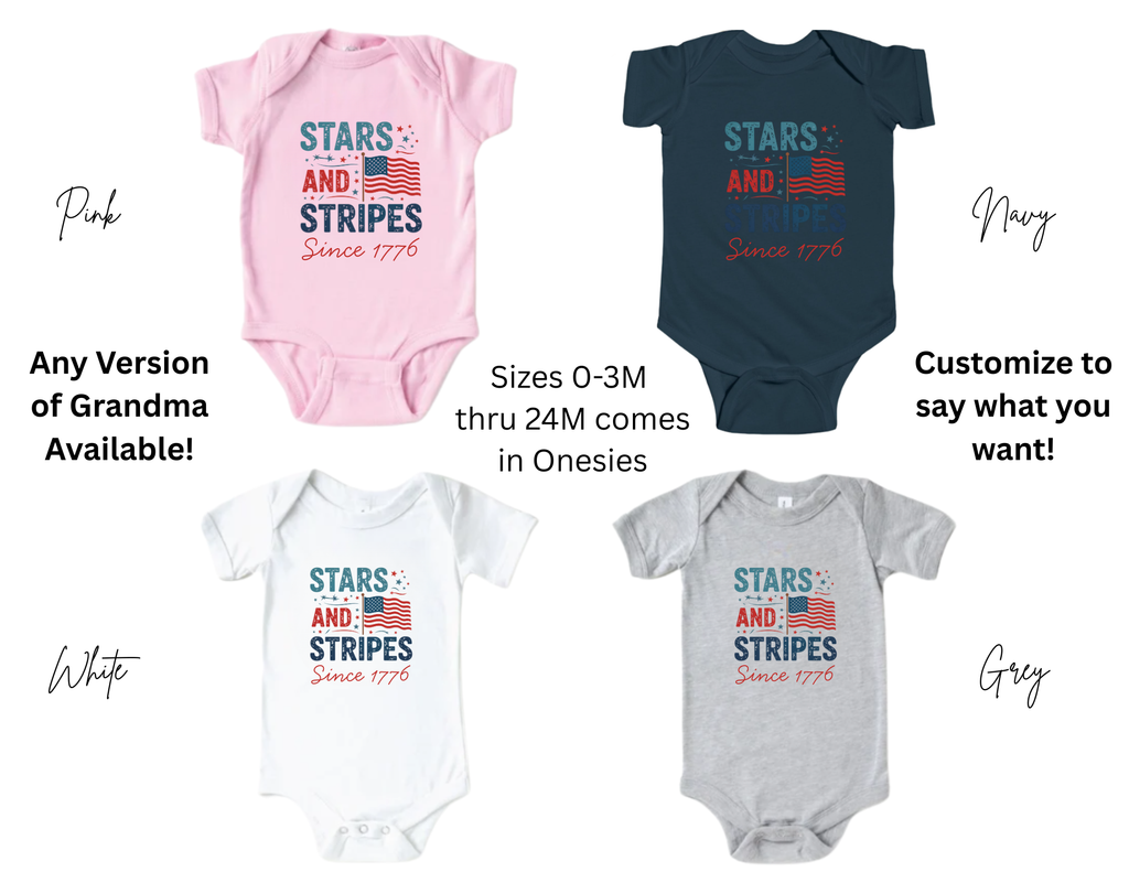 Patriotic Stars & Stripes T-Shirt, Toddler 4th of July Shirt, USA Onesie, Fourth of July Youth Tee, 4th of July Patriotic Tee, Memorial Day