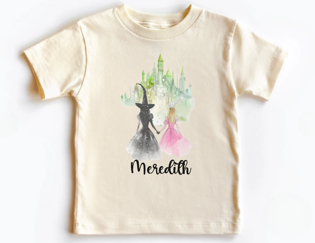 Personalized Princess Kids Shirt, Toddler Princess T-shirt, Princess Party Shirt, Princess Theme Birthday, Custom Witch Princess Theme Shirt