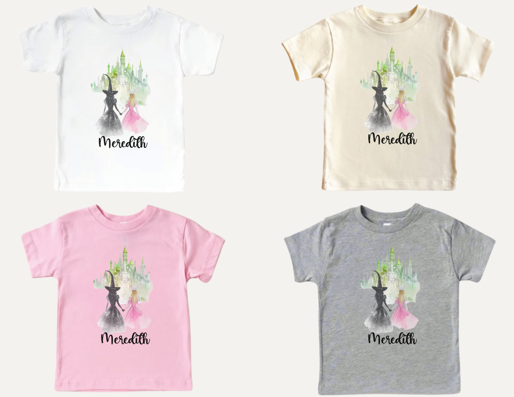 Personalized Princess Kids Shirt, Toddler Princess T-shirt, Princess Party Shirt, Princess Theme Birthday, Custom Witch Princess Theme Shirt