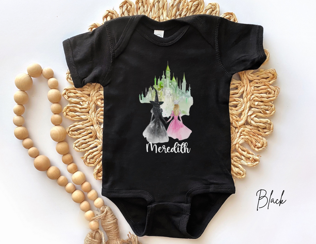 Personalized Princess Kids Shirt, Toddler Princess T-shirt, Princess Party Shirt, Princess Theme Birthday, Custom Witch Princess Theme Shirt