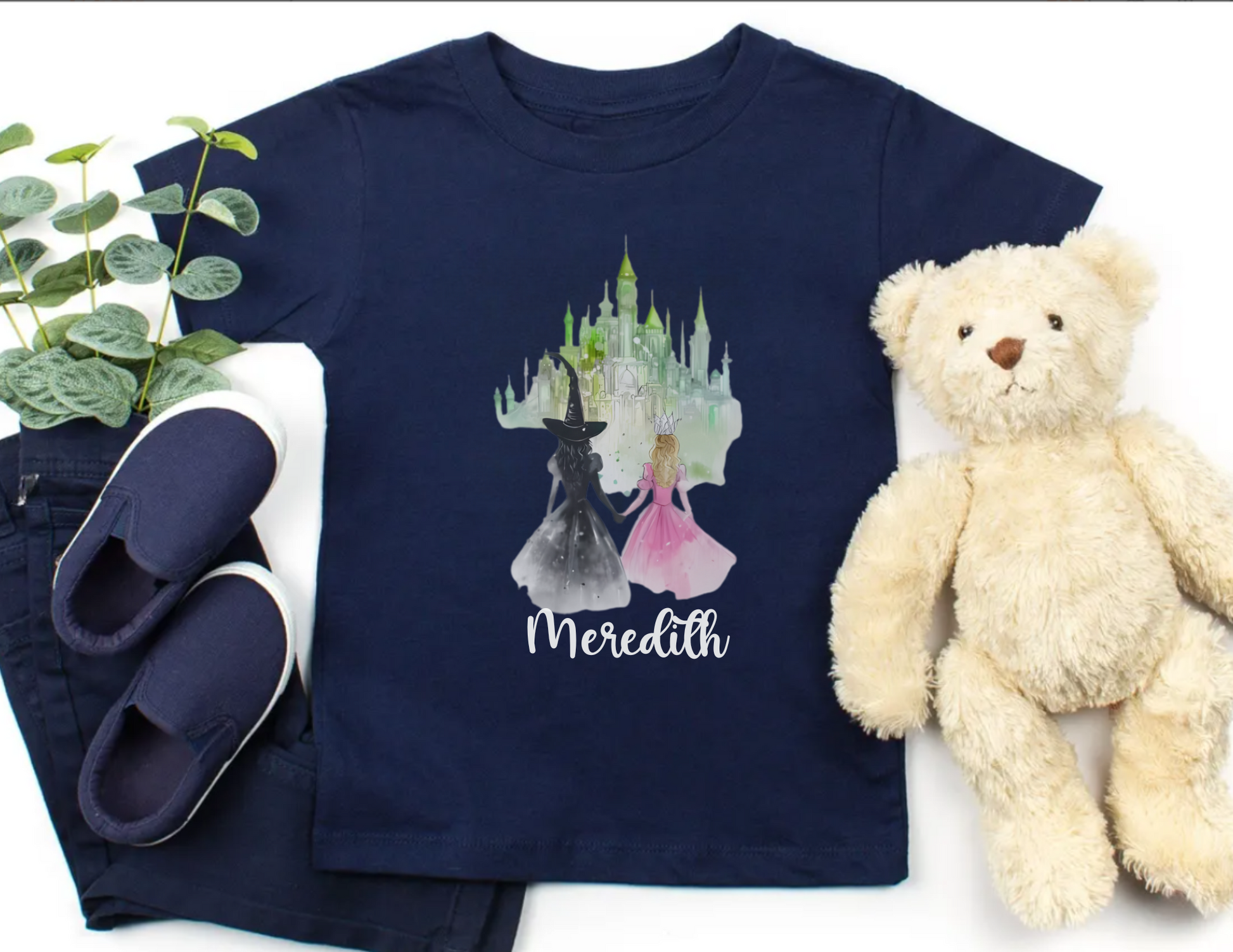 Personalized Princess Kids Shirt, Toddler Princess T-shirt, Princess Party Shirt, Princess Theme Birthday, Custom Witch Princess Theme Shirt