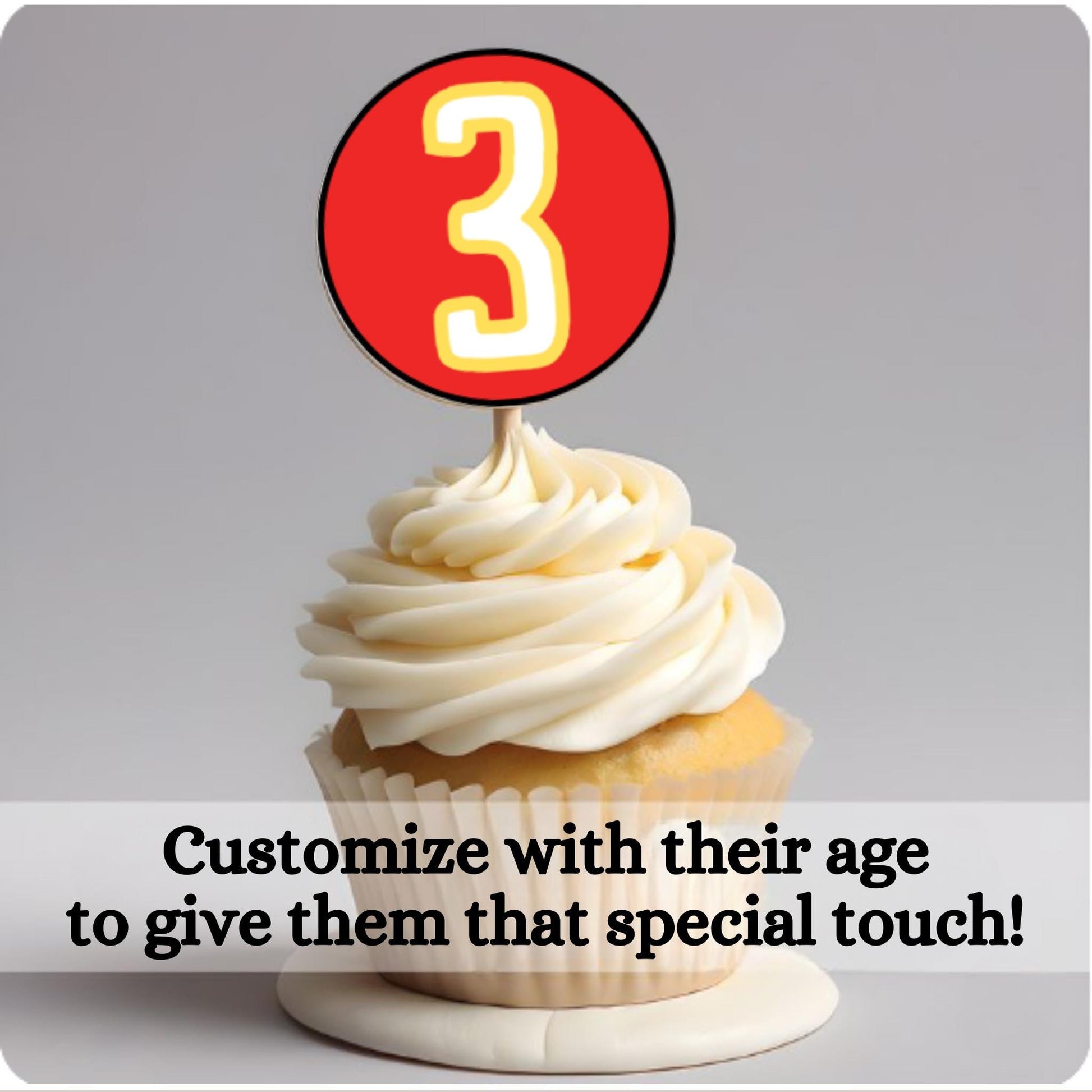 Personalized Give Mouse A Cookie Cupcake Toppers, Give A Mouse A Cookie Storybook Party Theme Decoration