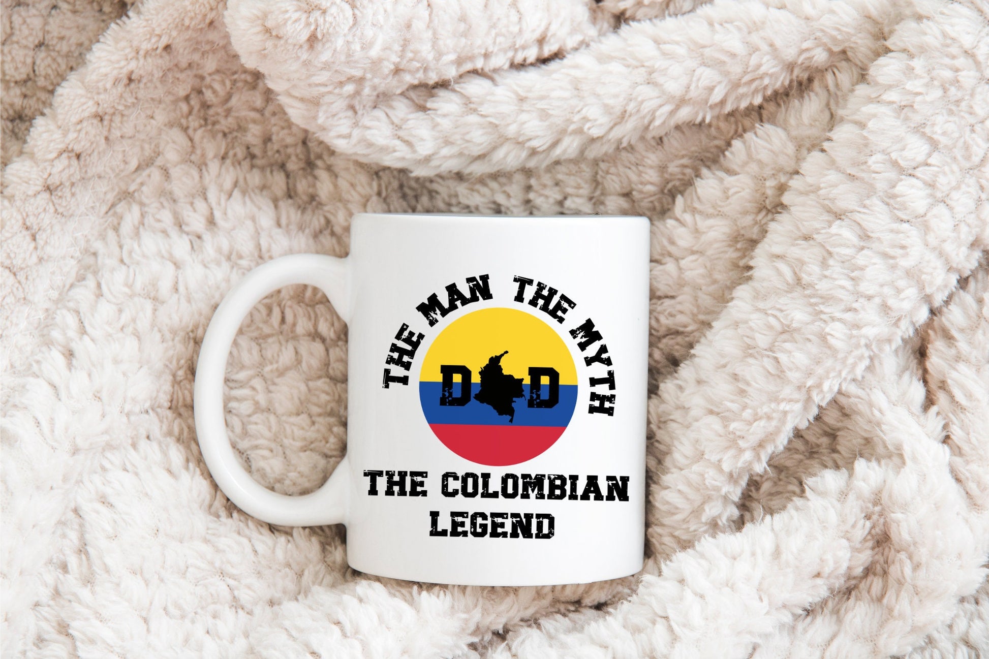 The Man The Myth The Colombian Legend Dad Mug, Colombian Mug, Colombia Flag Cup, Colombian Dad Gift,Funny Dad Mug,Colombian Decor,Latino Mug