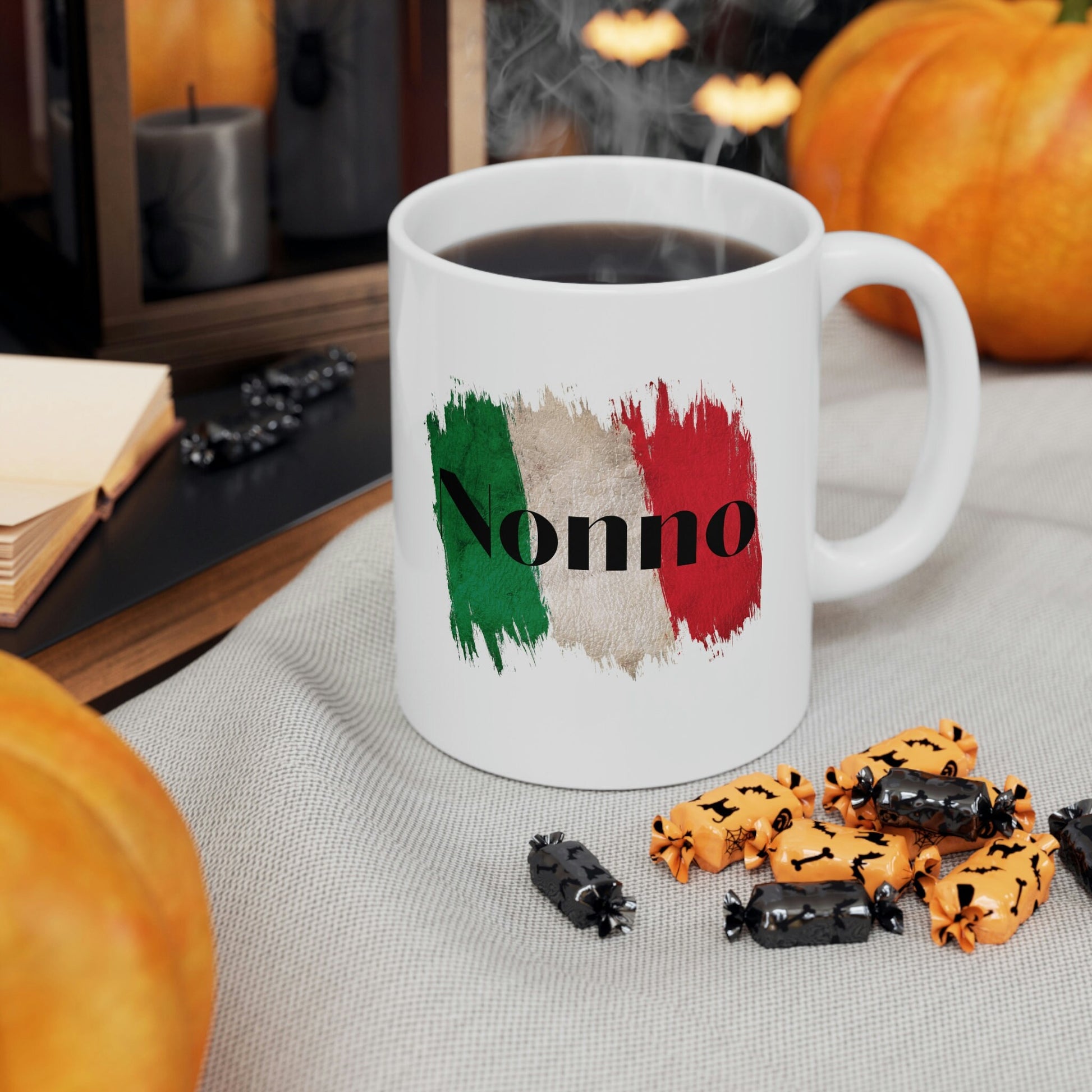 Nonno Coffee Mug, Nonno Gift, Italian Grandpa, Nonno Cup, Nonno Present, Fathers Day, Nonno Birthday Mug, Italian Flag Mug, Italy Mug