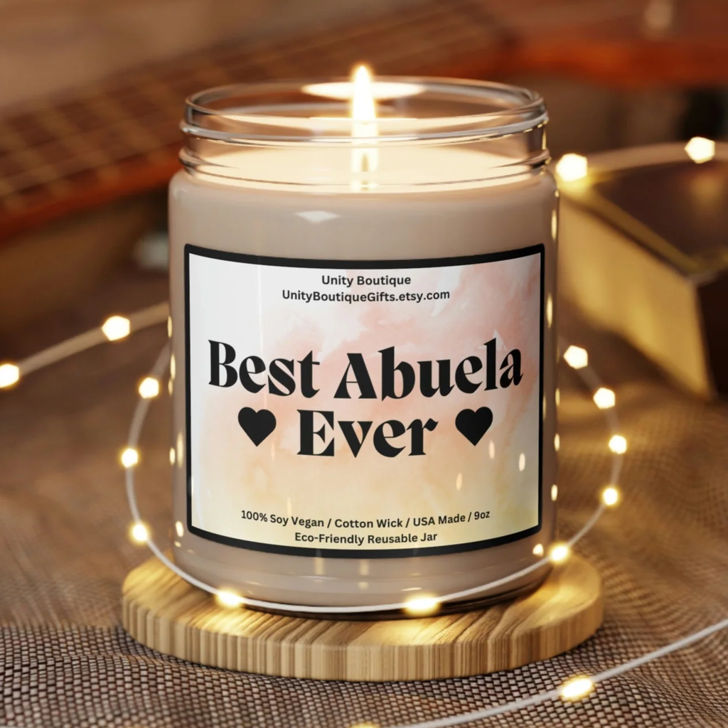 Best Abuela Ever Candle. Spanish Grandmother Candle. Abuela Gift Mothers Day. Abuela Candle. Dia De Las Madres Gift. Abuelita Birthday Gift