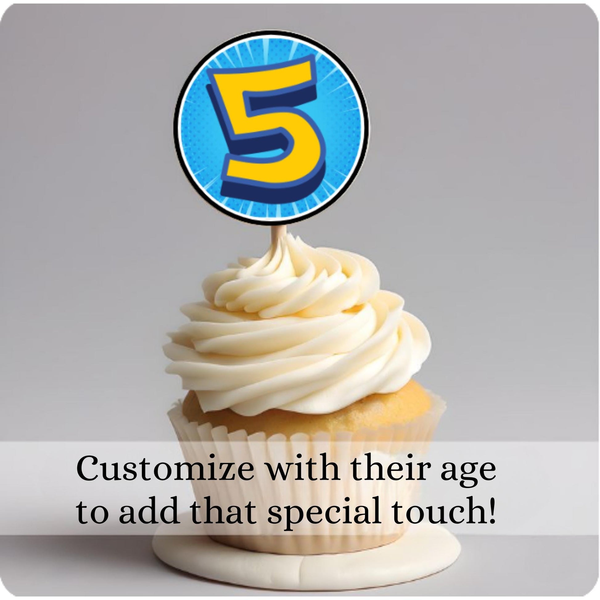 Personalized Pokemon Cupcake Toppers, Custom Pokemon Party Decor, Gotta Catch Em All Pikachu Party Supplies