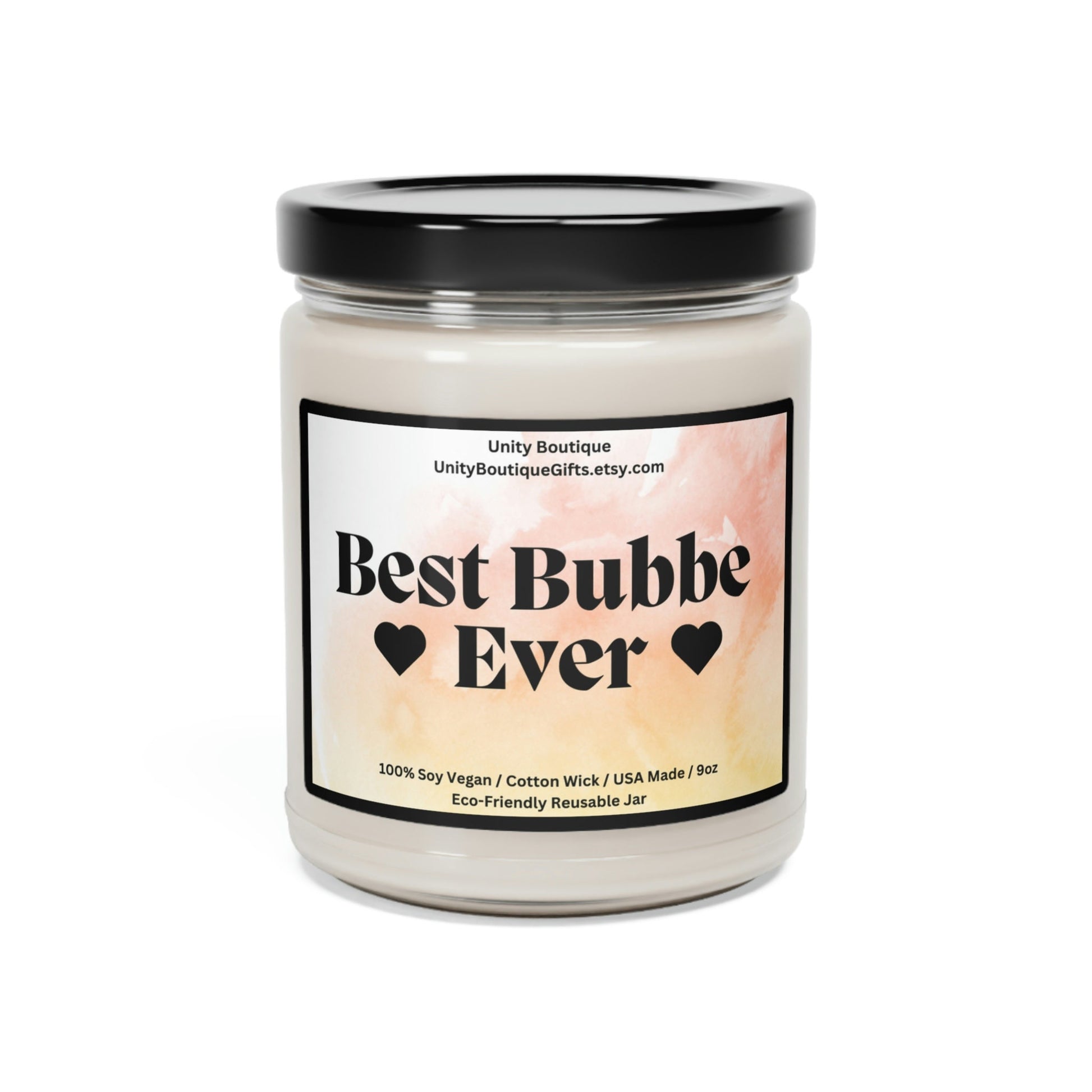 Best Bubbe Ever Candle.100% Soy Candle.Jewish Grandmother Candle.USA Made Candle.Bubbe Candle. Mothers Day Candle Gift for Bubbe Jewish Gift