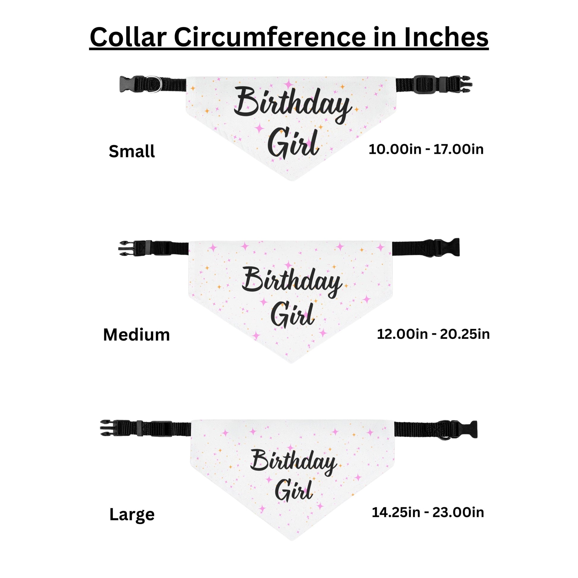 Birthday Girl Pink Sparkle Dog Bandana,1st birthday, puppy birthday bandana, dog party, birthday girl, Snap on Dog Bandana, Birthday Decor