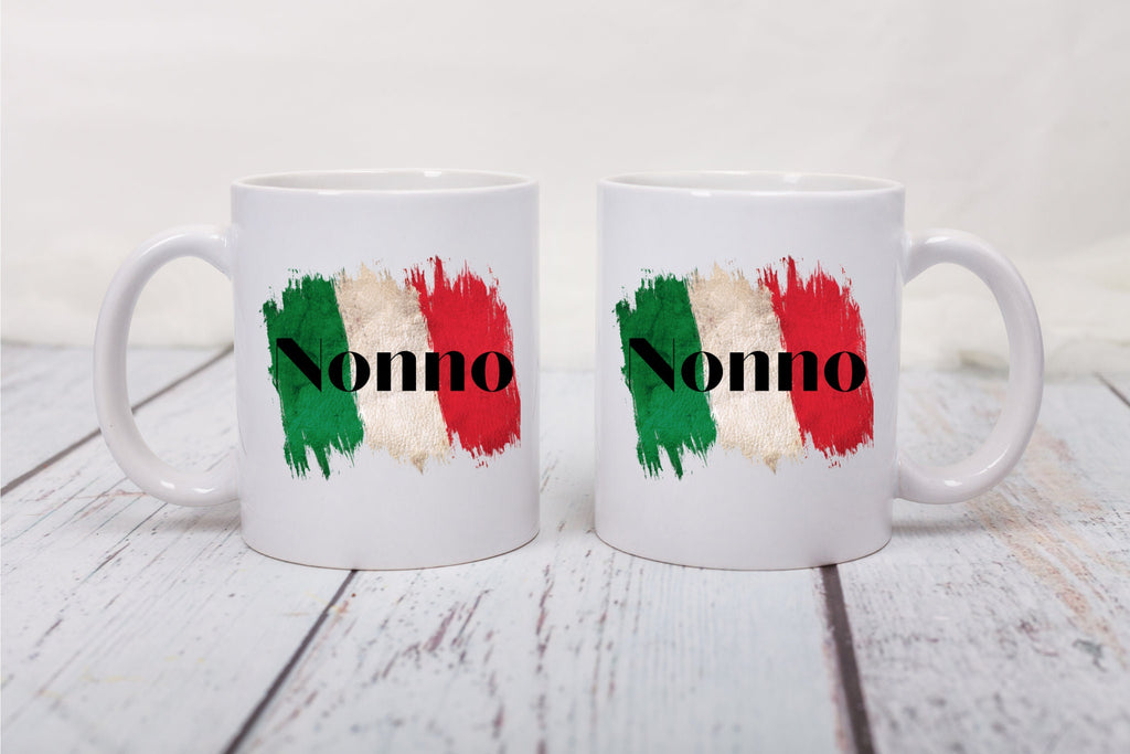 Nonno Coffee Mug, Nonno Gift, Italian Grandpa, Nonno Cup, Nonno Present, Fathers Day, Nonno Birthday Mug, Italian Flag Mug, Italy Mug