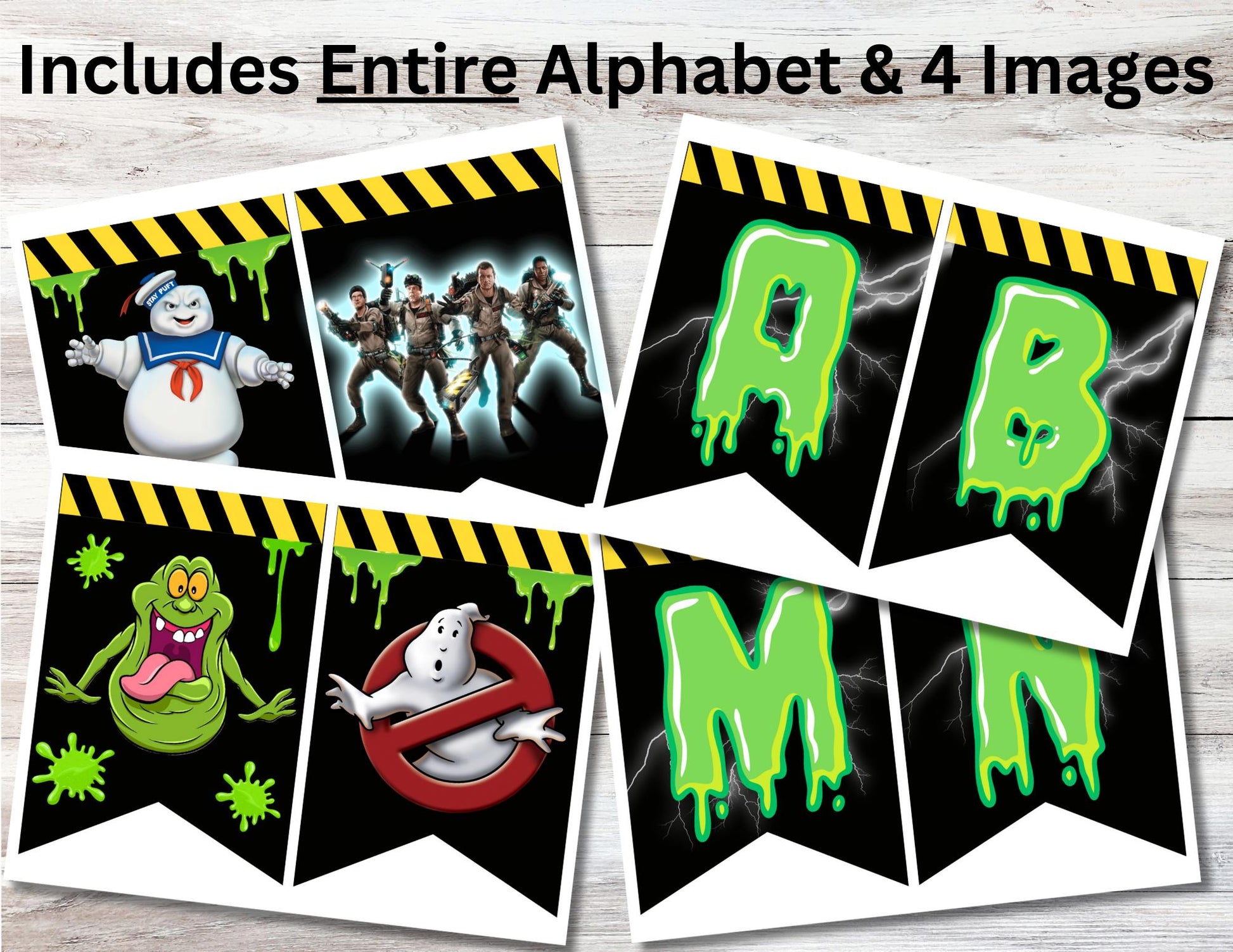 Personalized Ghostbusters Birthday Banner, Ghostbusters Movie Party Banner, Ghostbuster Party Decoration