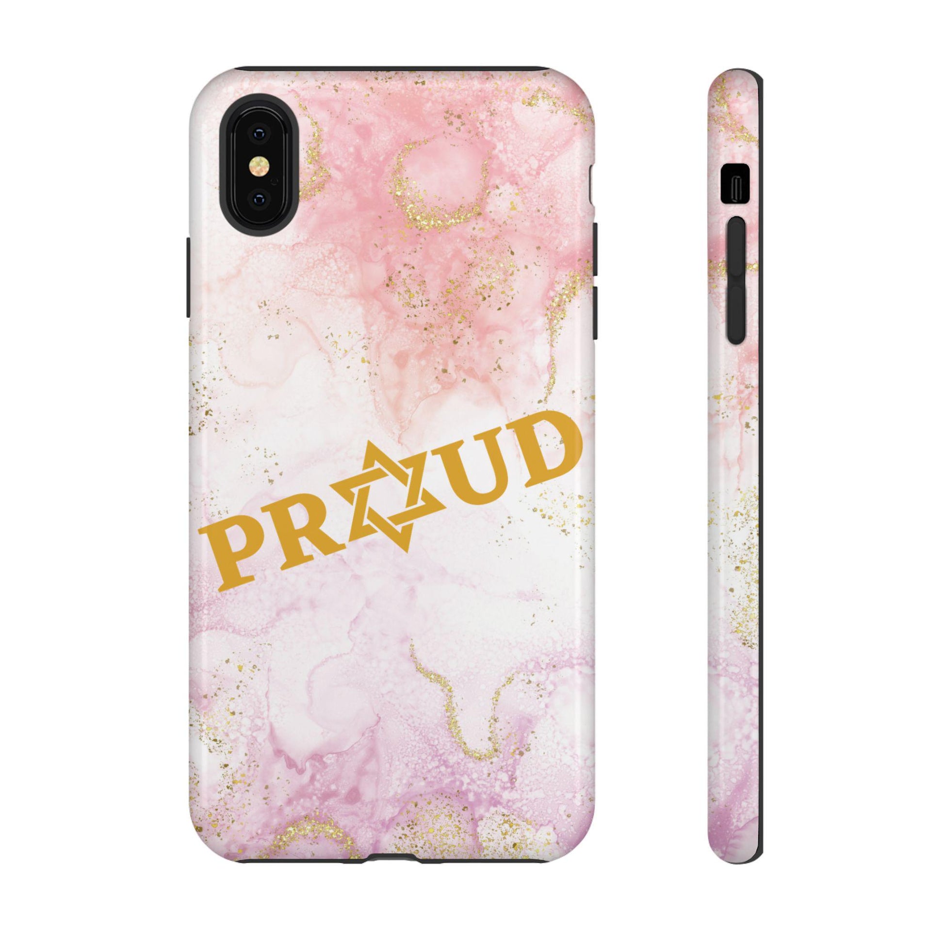 Proud Jewish Tough Phone Case, Star David Case, Jewish Pride, Jewish Gift Idea, Hanukkah Gift, Jewish Phone case, Pink iphone android google