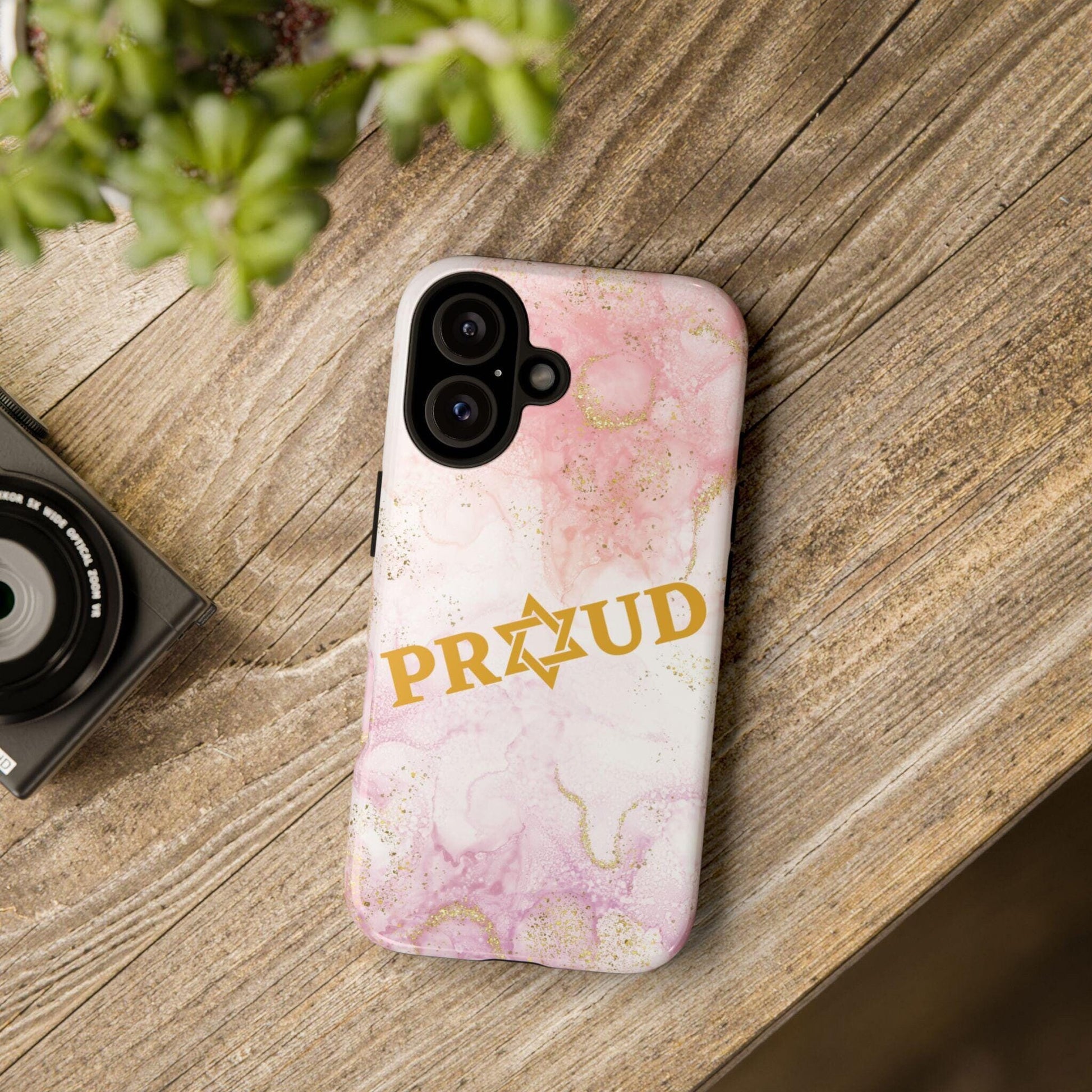 Proud Jewish Tough Phone Case, Star David Case, Jewish Pride, Jewish Gift Idea, Hanukkah Gift, Jewish Phone case, Pink iphone android google