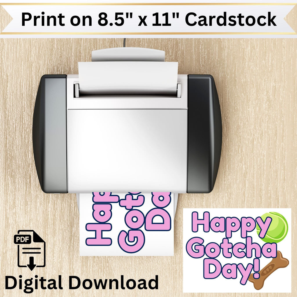 Dog Birthday Cake Topper, Dog Birthday Party, Pet Birthday Celebration, Dog Pawty, Birthday Cake for Dogs, Instant Gotcha Day Cake Topper