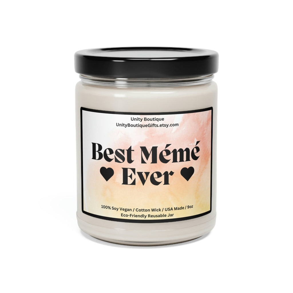 Best Mémé Ever Candle.100% Soy Candle. French Grandmother Candle. USA Made Candle. Mémé Candle. Mothers Day Candle. Gift for Mémé