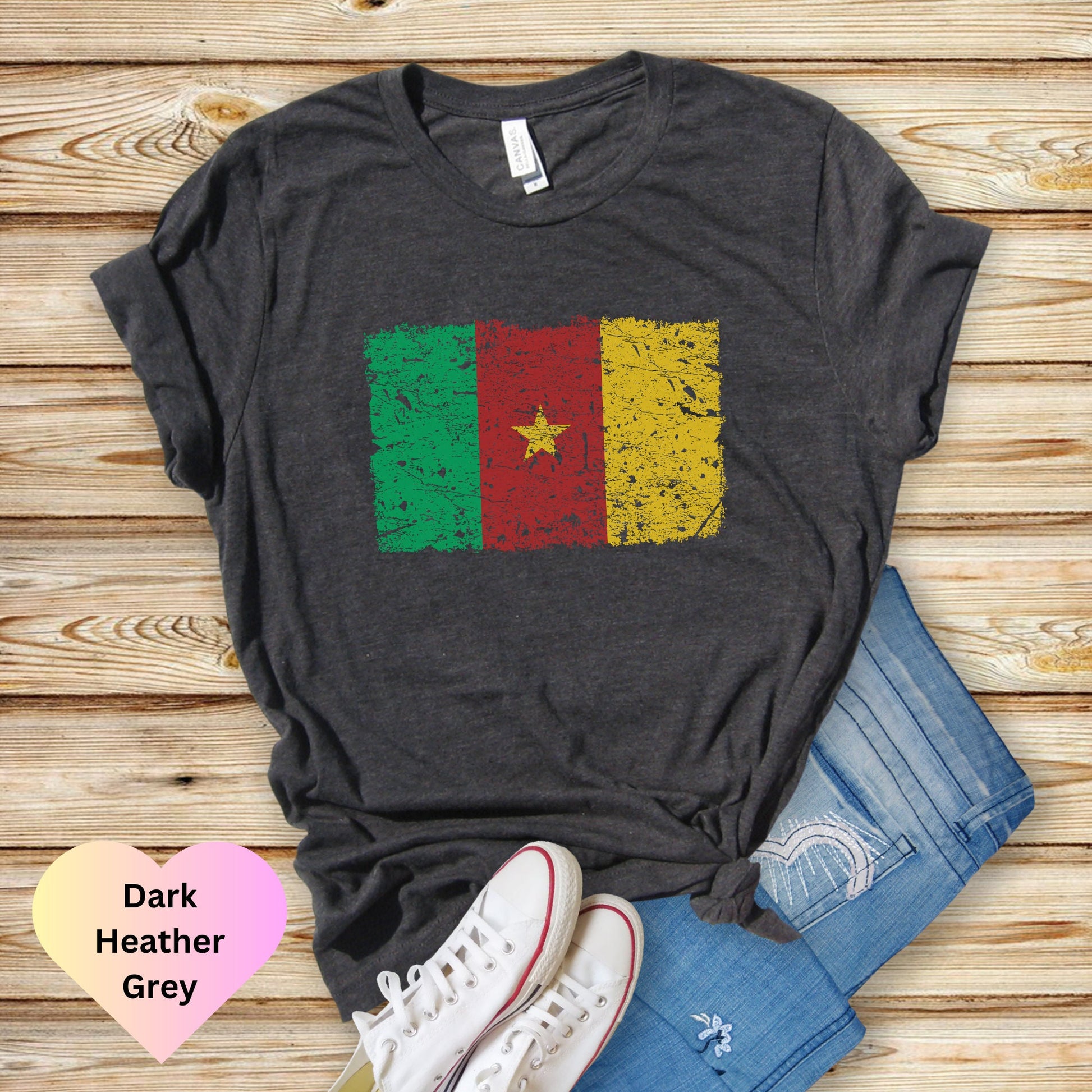 Cameroon Flag T-Shirt.Unisex Cameroon Roots Shirt.African Shirt, Black History.Proud Cameroonian Tee.Cameroon Travel Souvenir.Cameroon Pride