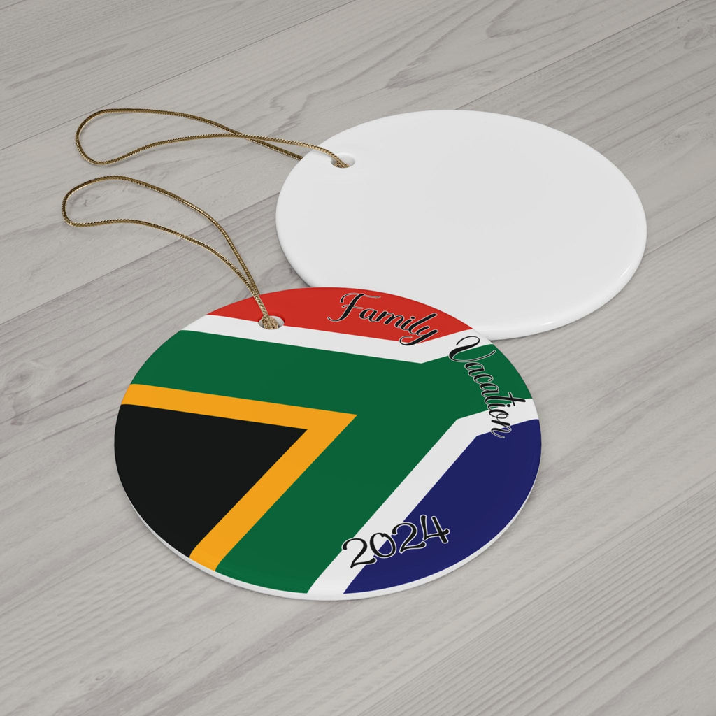 Personalized South Africa Christmas Ornament,