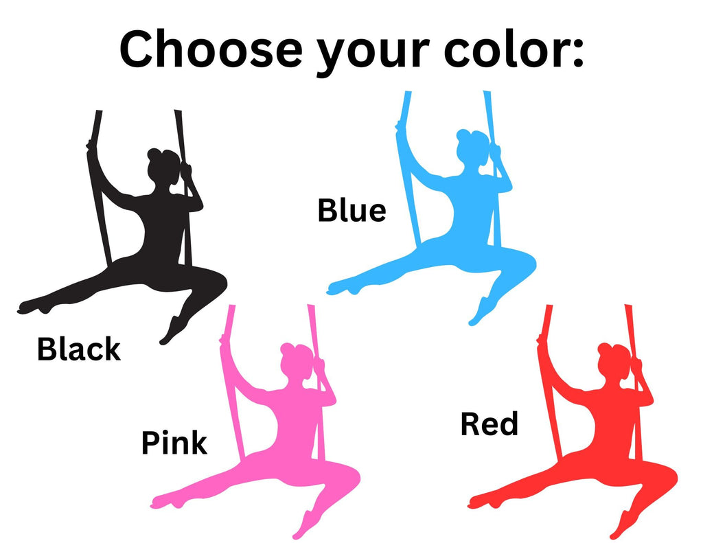 Personalized Aerial Dancer Ornament, Aerial Silks Christmas ornament, Gift for Aerial Lyra Hoop Silk Trapeze Pole Dancer, Aerialist Gift